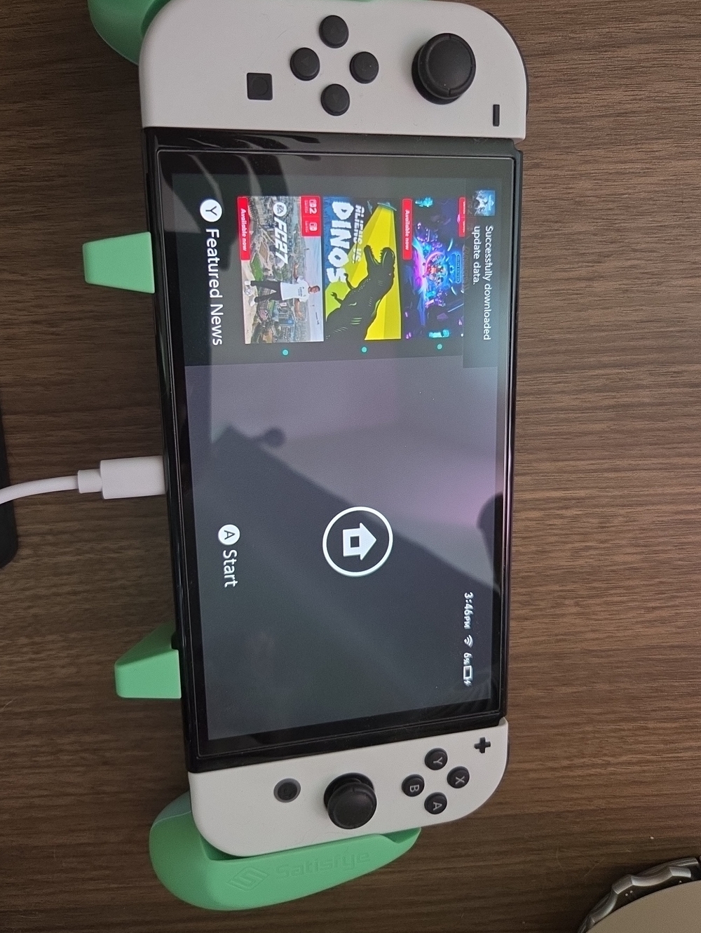 Nintendo Switch Oled With Zen Grip Pro Animal Crossing
